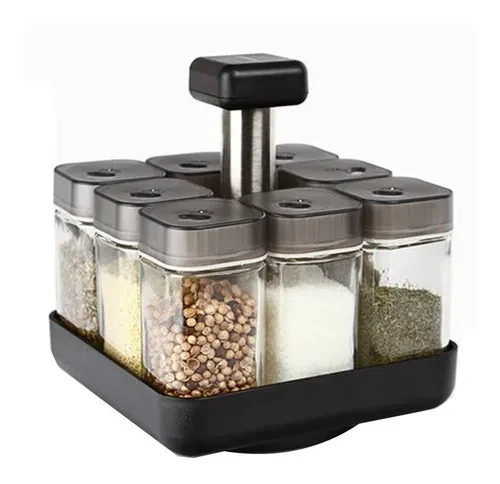 Miniatura 3 de Condimentero Especiero + Base Giratoria